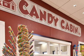 the candy cabin store front