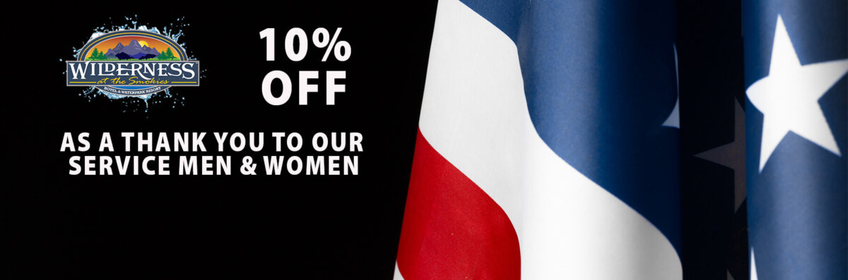 10% off as a thank you to our service men and women