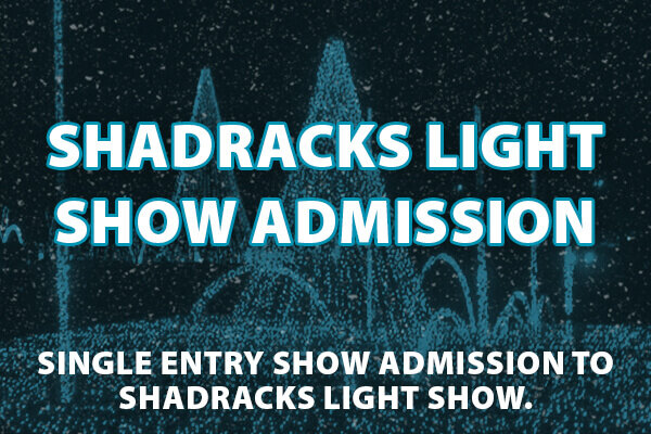 Wilderness at the Smokies room package that includes a single entry show admission to Shadracks light show.
