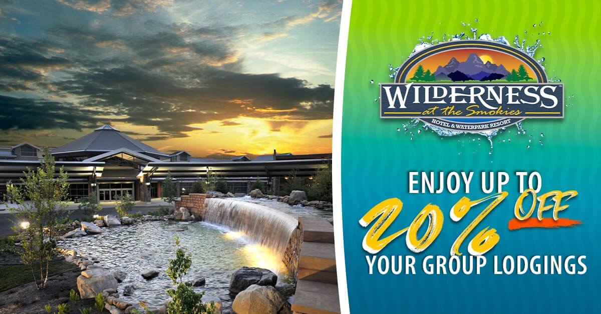 Enjoy up to 20% Off Your Group Lodgings