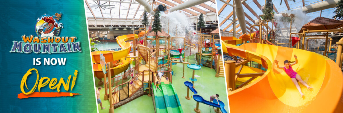 Come and enjoy our NEW multi-level play structure in our Wild Waterdome.