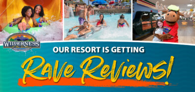 Wilderness at the Smokies is getting rave reviews website desktop banner