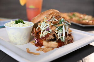 Red, White & BBQ gallery image of special menu items at the Peak Bar + Eatery.