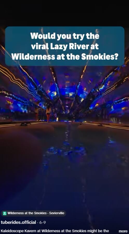 Tik Tok post by tuberides.official post at Wilderness at the Smokies