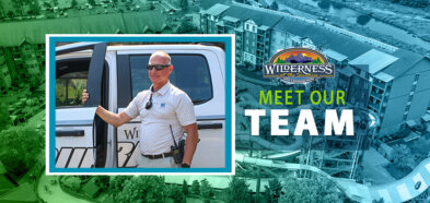 Wilderness at the Smokies banner for blog post. Image of Bucky next to the Wilderness at the Smokies logo. With the copy 